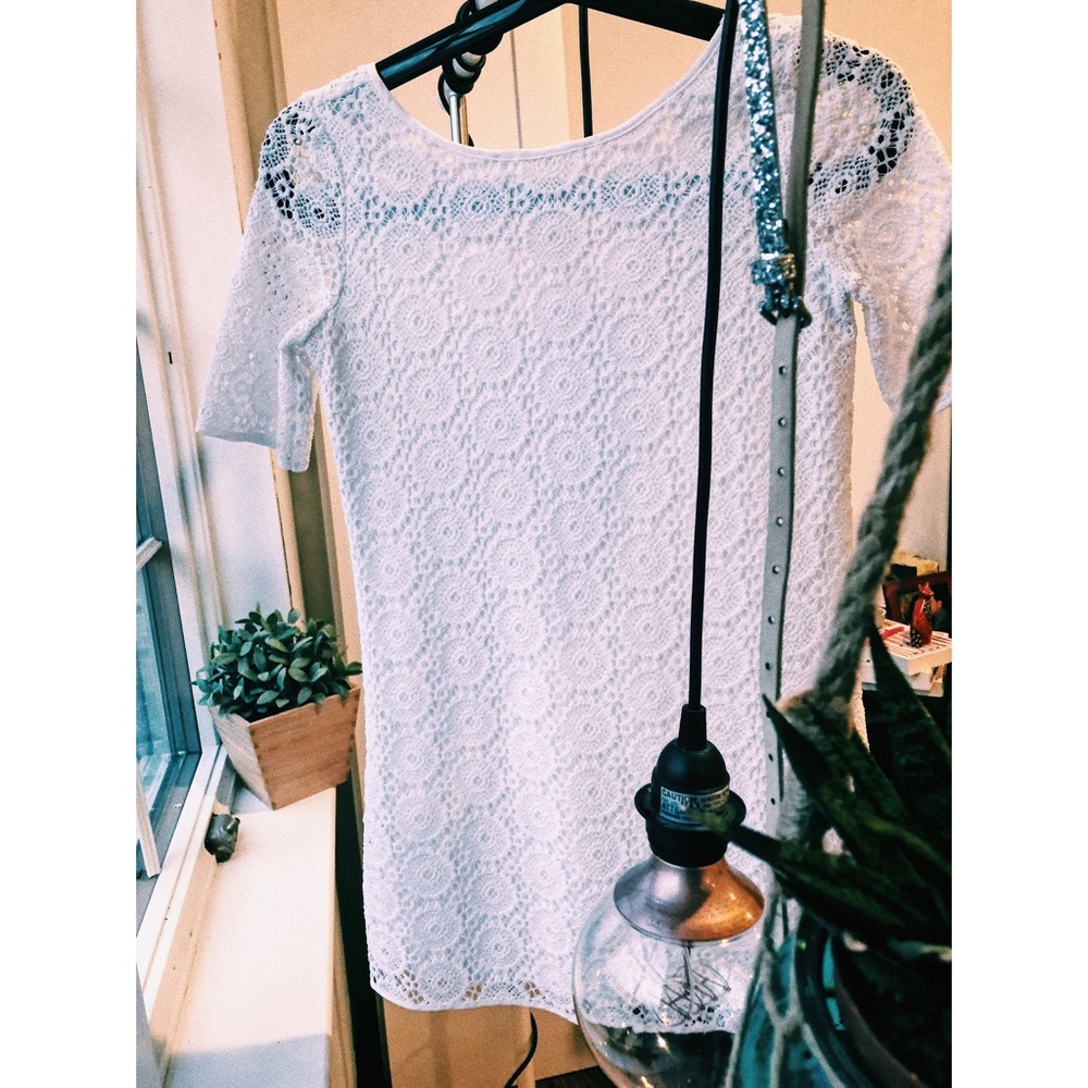 Lilly Pulitzer White Crochet Dress